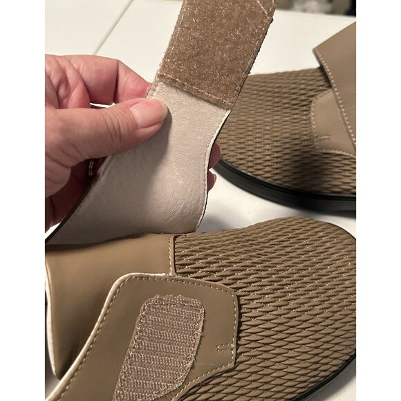 Propet Olivia WPRX25 Taupe Leather/Stretch Fabric Casual Shoes Women’s 11 X(2E) - Picture 8 of 10